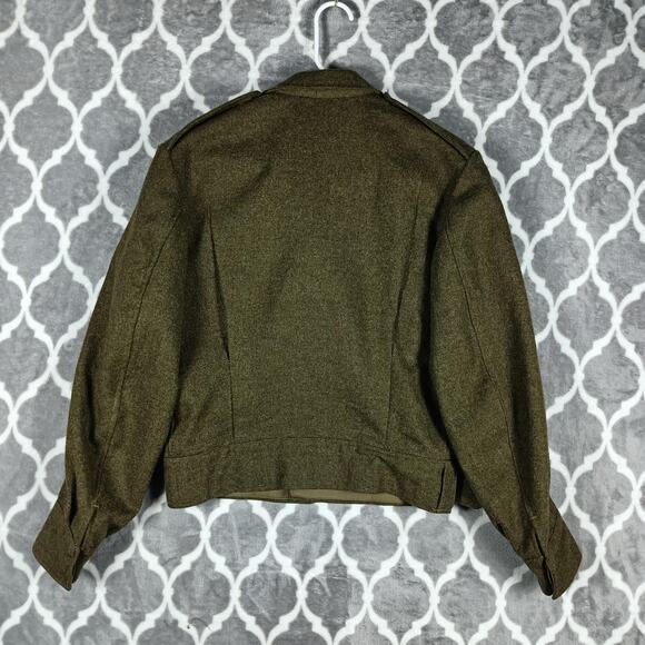 Vintage Military Wool Battle Dress Blouse Jacket Bond Clothes Shop Mens Size 6 - Picture 5 of 13